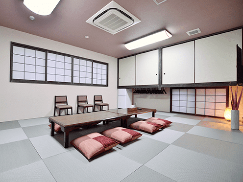 泉屋 谷町メモリアルホール親族控え室